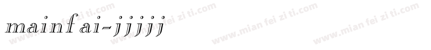 main fai字体转换